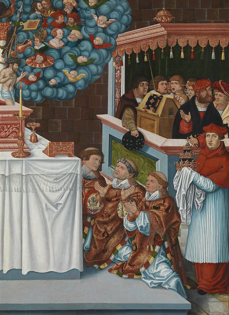 The Mass of St Gregory with Cardinal Albrecht of Brandenburg